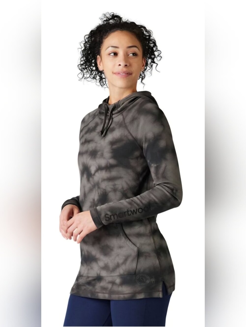 ​Smartwool Womens Size L Merino Wool Plant Dye Hoodie Gorpcore Thermal